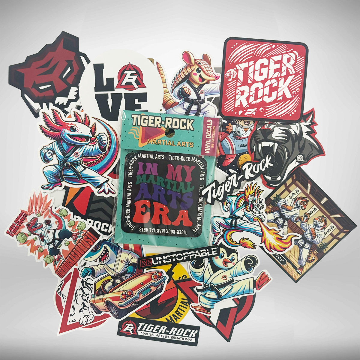 Tiger-Rock Sticker Pack (Includes 25 Stickers)